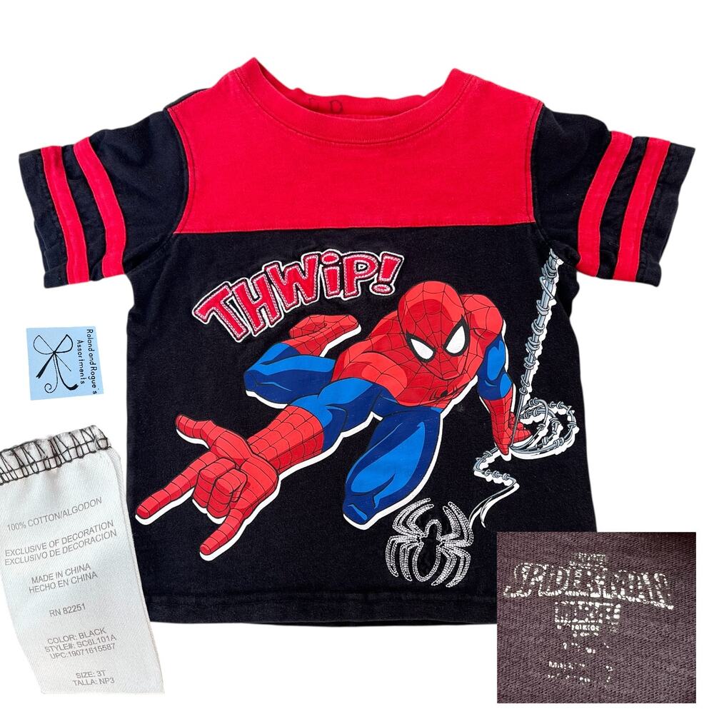 Marvel Spider-man Thwip Shirt Kids Sz 3T